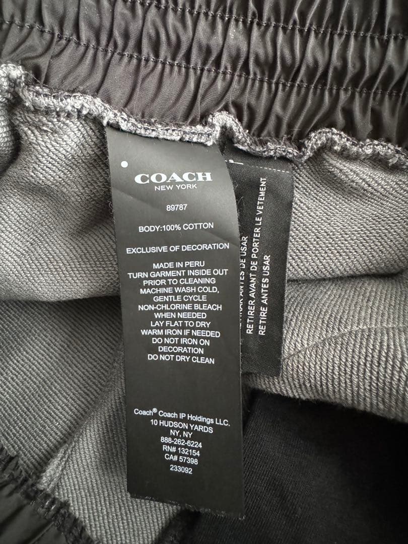 上下　セットアップ　COACH シグネチャー　パーカ　パンツ　Sサイズ