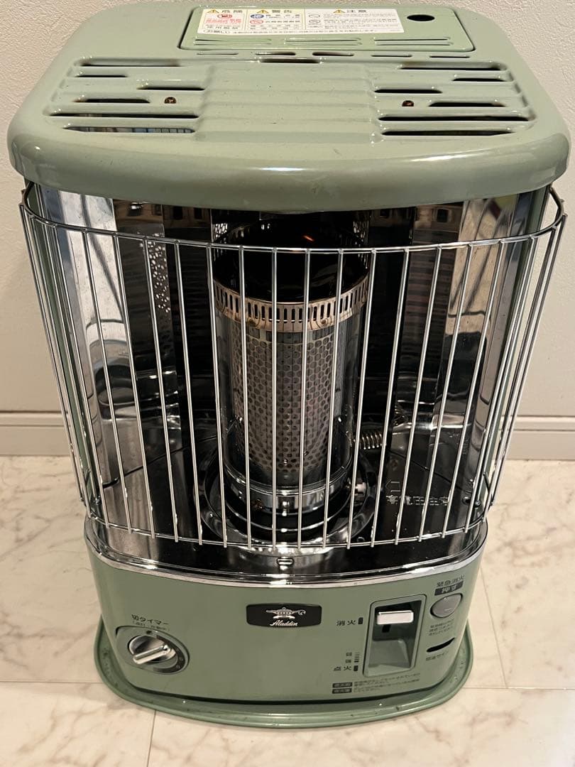 K アラジン 石油ストーブ CAP-U2801 グリーン／2023年購入