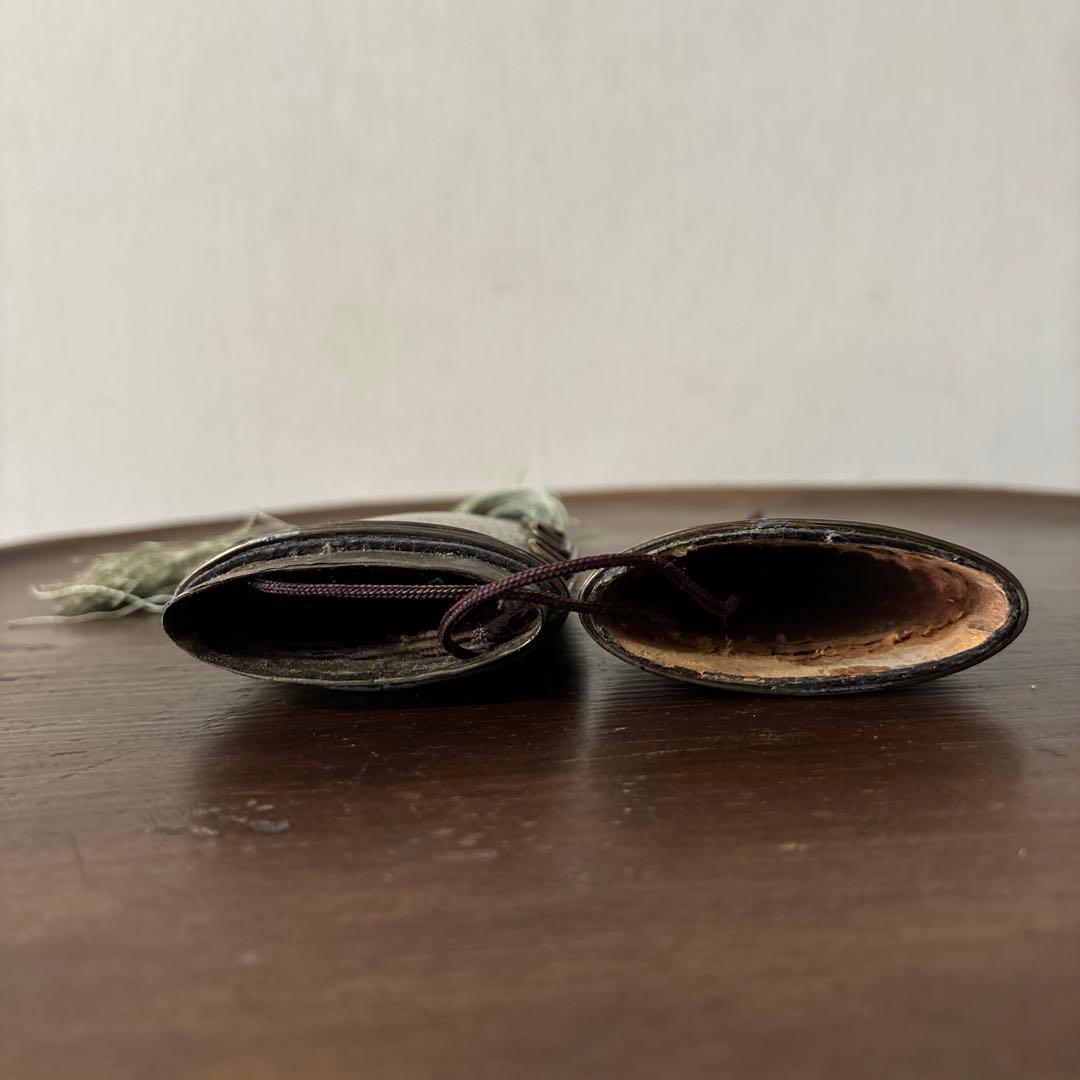 李朝時代後期 眼鏡匣 鮫皮　朝鮮王朝　アンティーク　韓国骨董　古道具　清朝