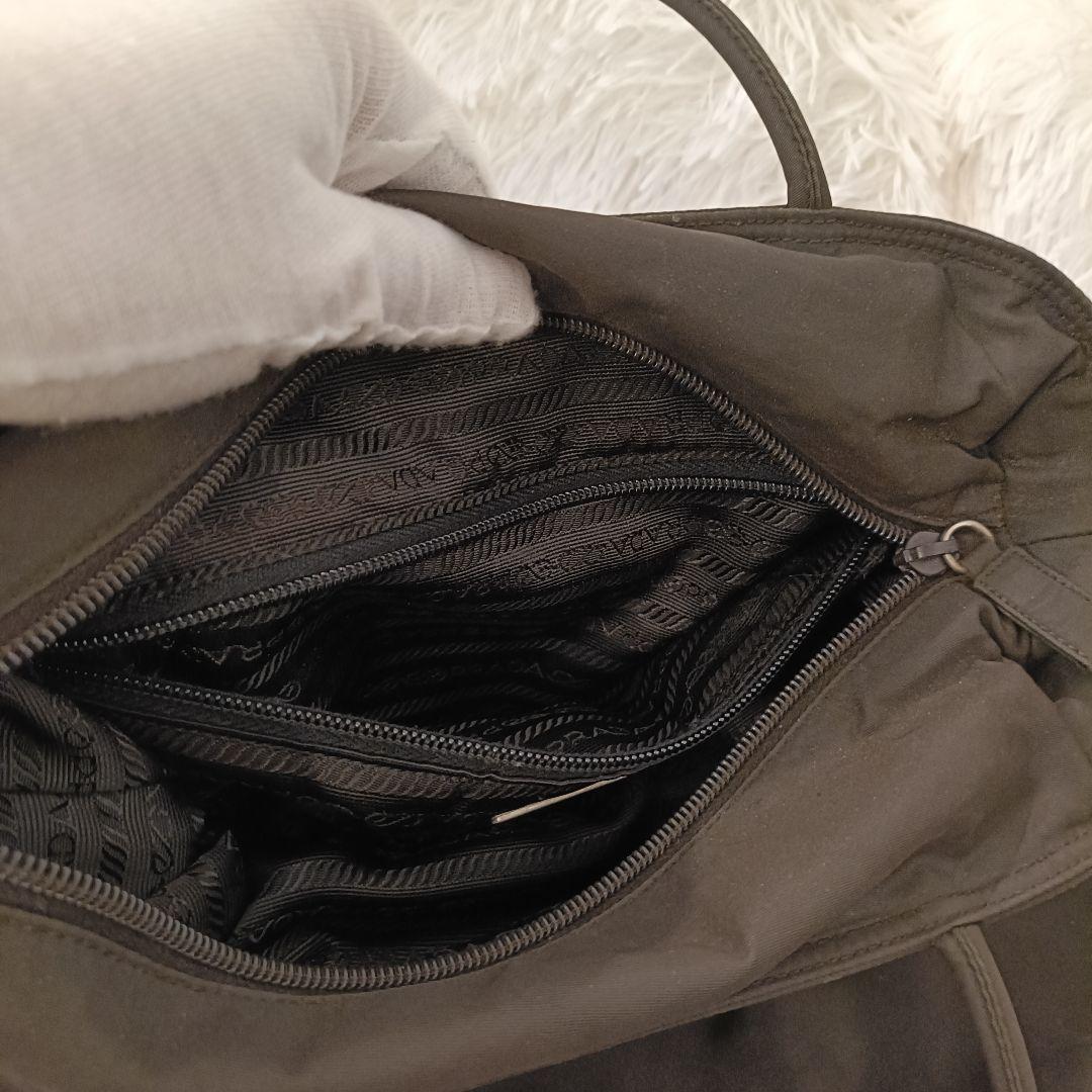 PRADA✨️　ハンドバック　黒　ブラック　三角ロゴ　ナイロン　テスート