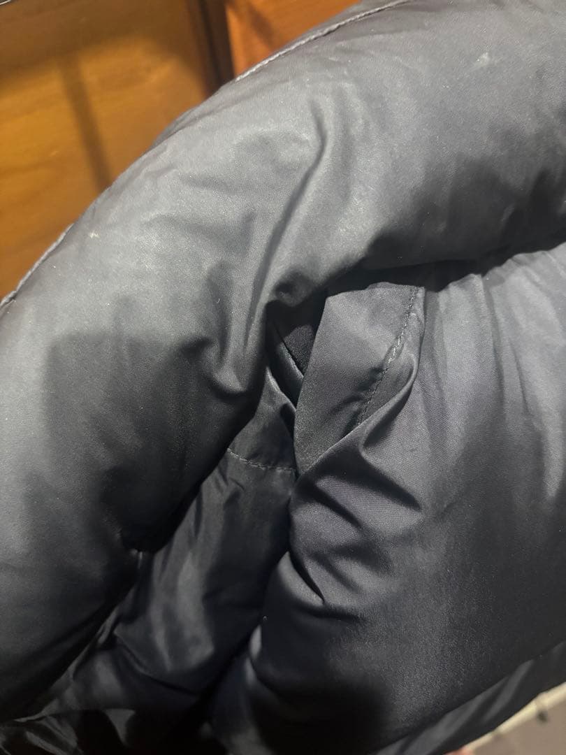 ノースフェイス　ヌプシ　センターロゴ　700fil 　ブラック　XL 90s