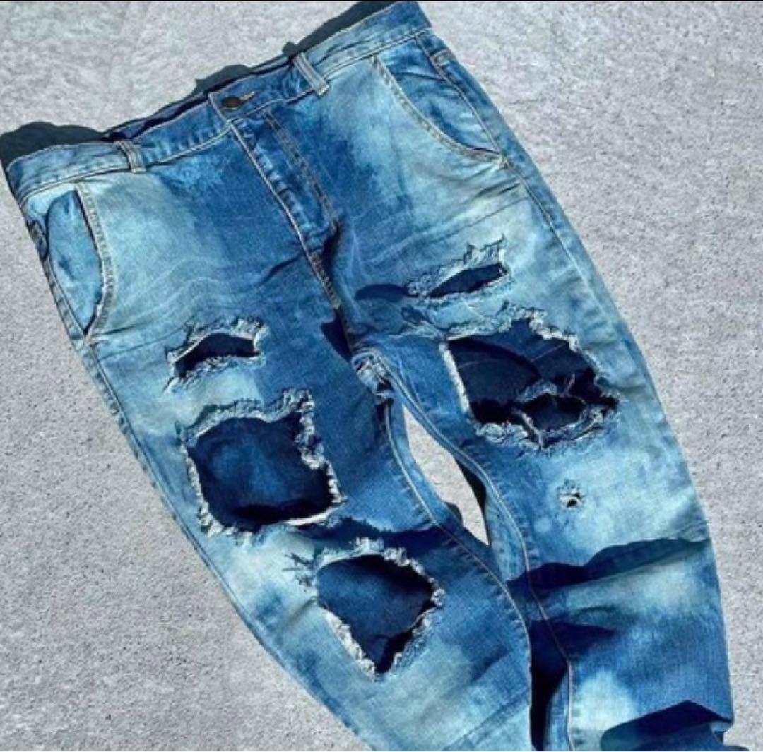 LEFLAH ロークロッチ スキニーデニム ジーンズ WANIMA KENTA