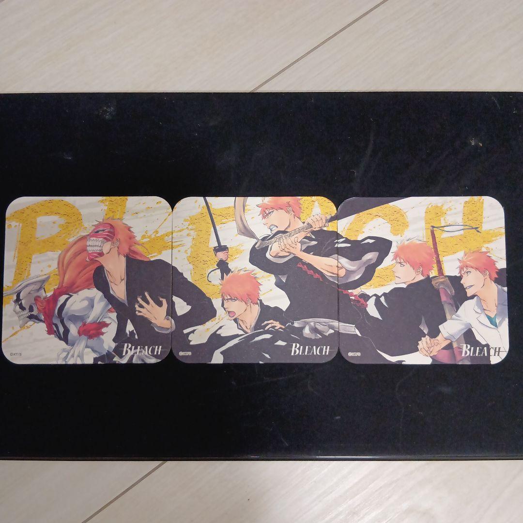 BLEACH 黒崎一護 コースター 3枚セット　ボックス購入特典　希少品