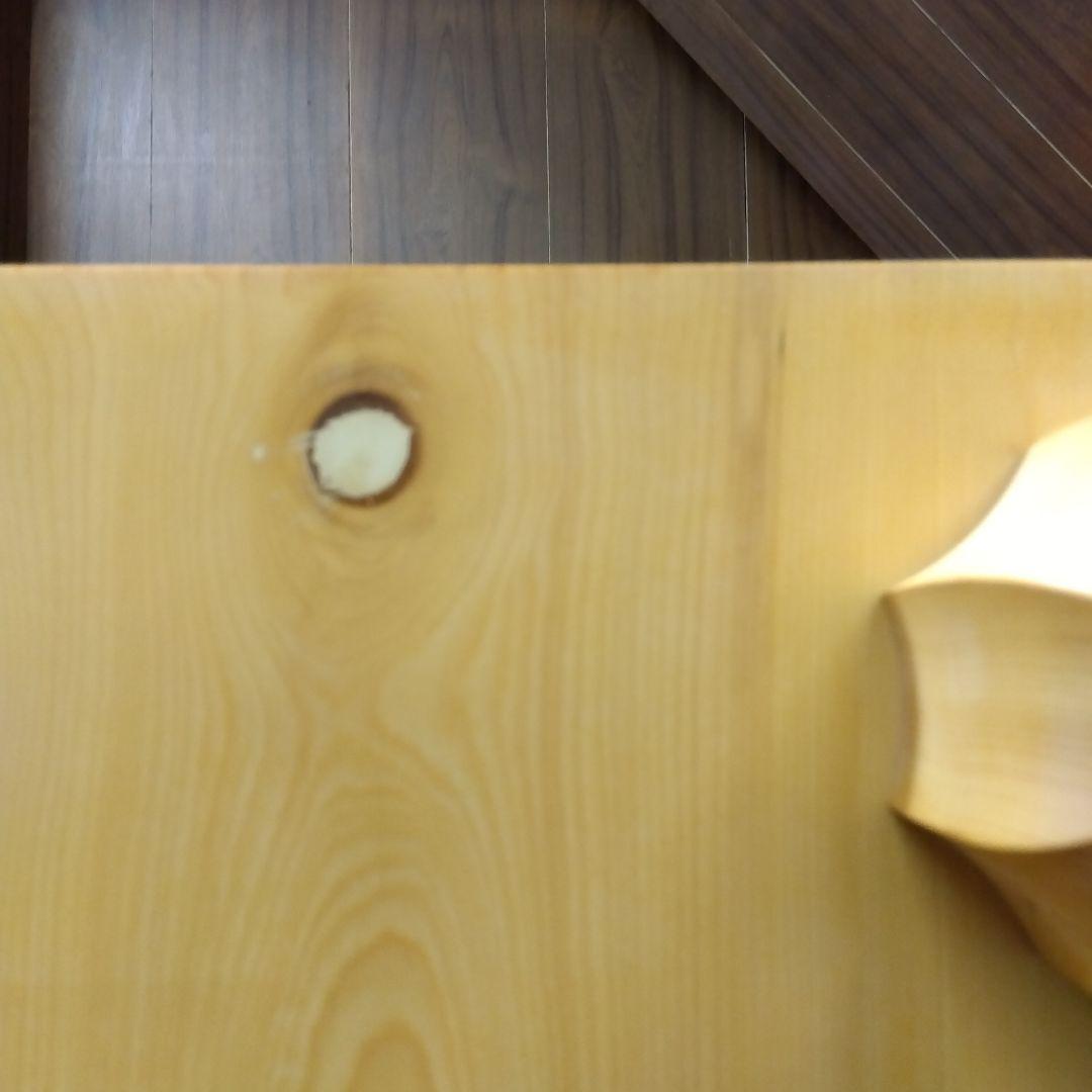 【国産　本榧　5寸碁盤　木表　板目】