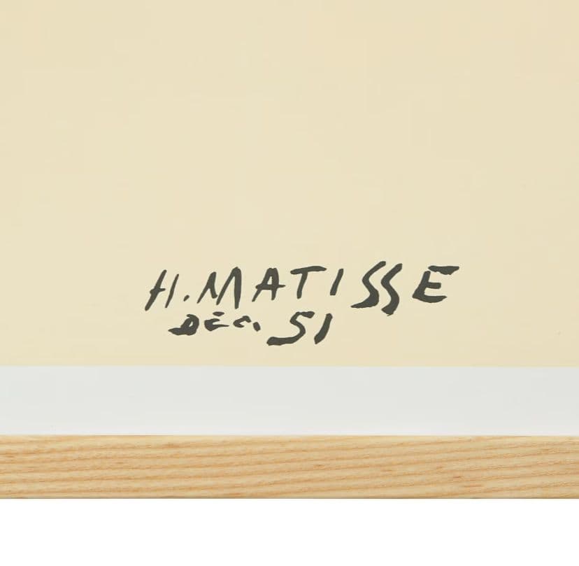 無印良品　［ＩＤＥＥ］アンリ・マティス　「低木」ナチュラルフレーム