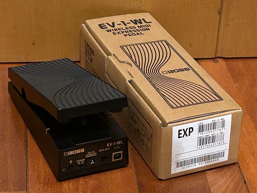 美品☆BOSS EV-1-WL ワイヤレス エクスプレッションペダル