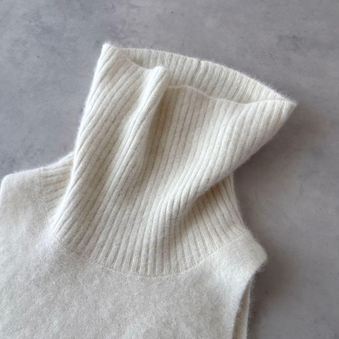 美品♡　スナイデル　フォックスアルパカ　カーディガン＆ノースリタートル　セット