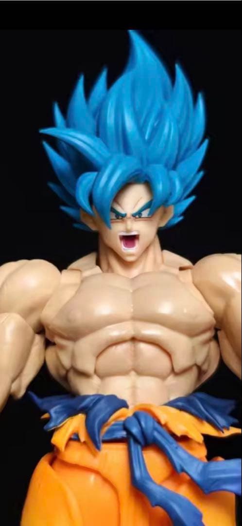 フィギュアーツ　スーパーサイヤ人ブルー　孫悟空　カスタムヘッドセット