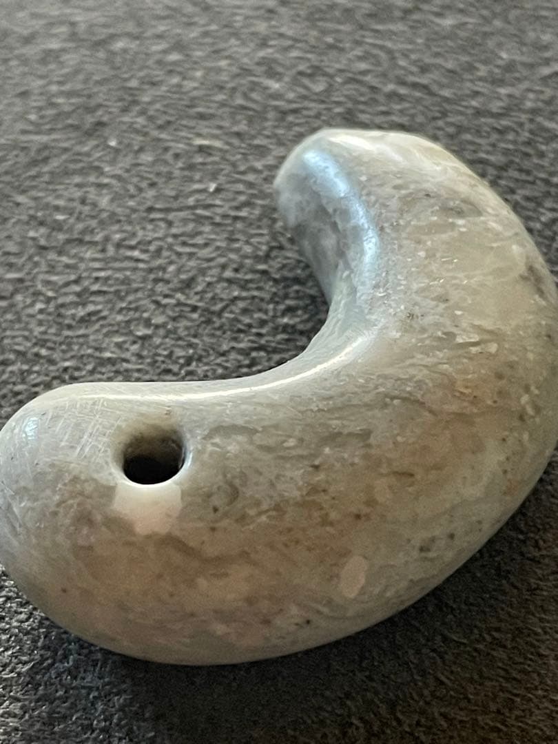 古墳時代　石製勾玉　出土　ジャスパー　滑石　大型