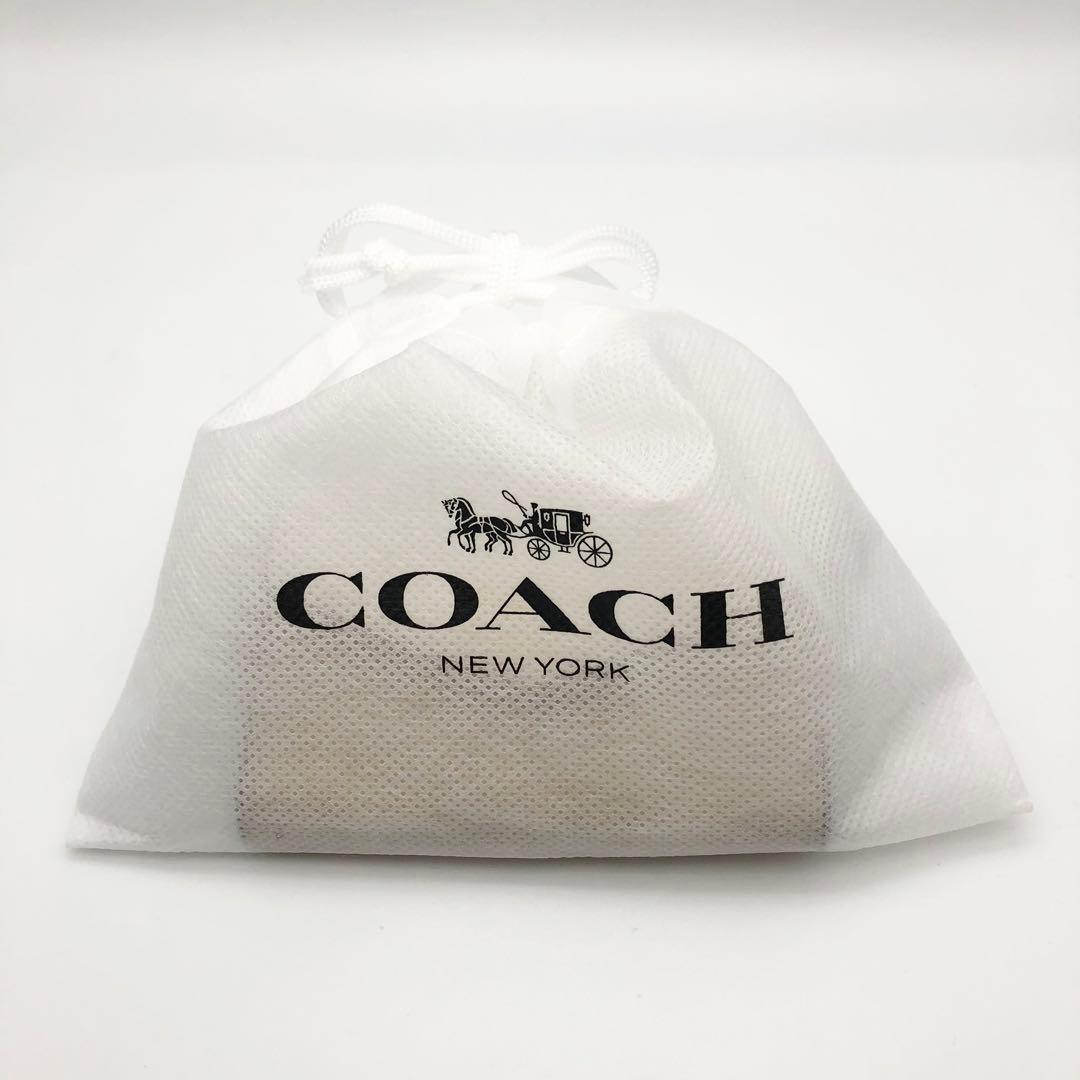 COACH ★大人気★ フラップ カードケース シグネチャー チョーク 新品