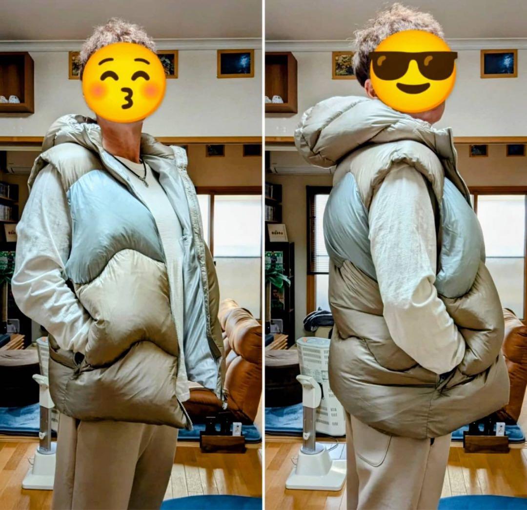 muta ムータ　ウェーブキルト ダウンベスト