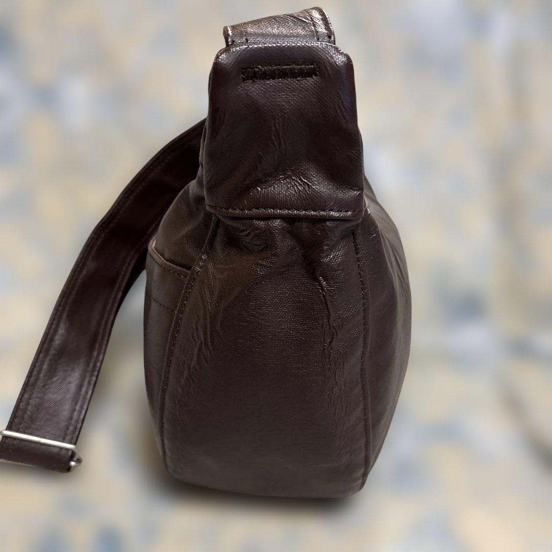 PORTER フリースタイルダークブラウンショルダーバッグ　ポーターバッグ