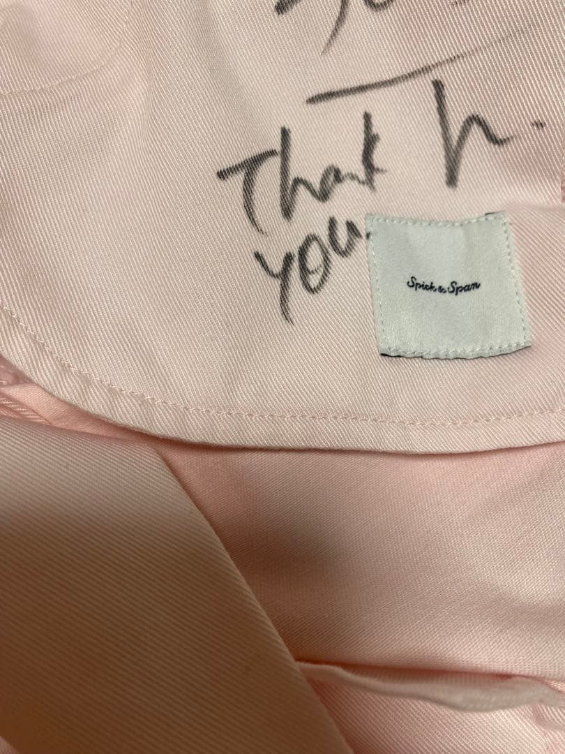 スピックアンドスパン　ピンク　チノパンツ　2024SS 春夏