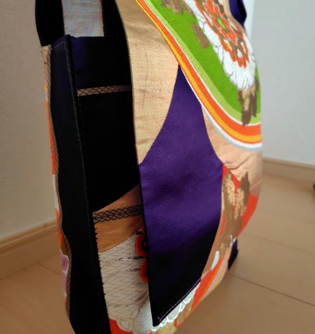 お琴カバー【紫】着物帯 ゆたん油単ハンドメイド 和楽器 正絹 袋帯 生田流山田流