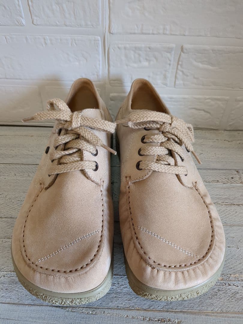 ★未使用級★jacoform コンフォートシューズ レザー ベージュ 24.5