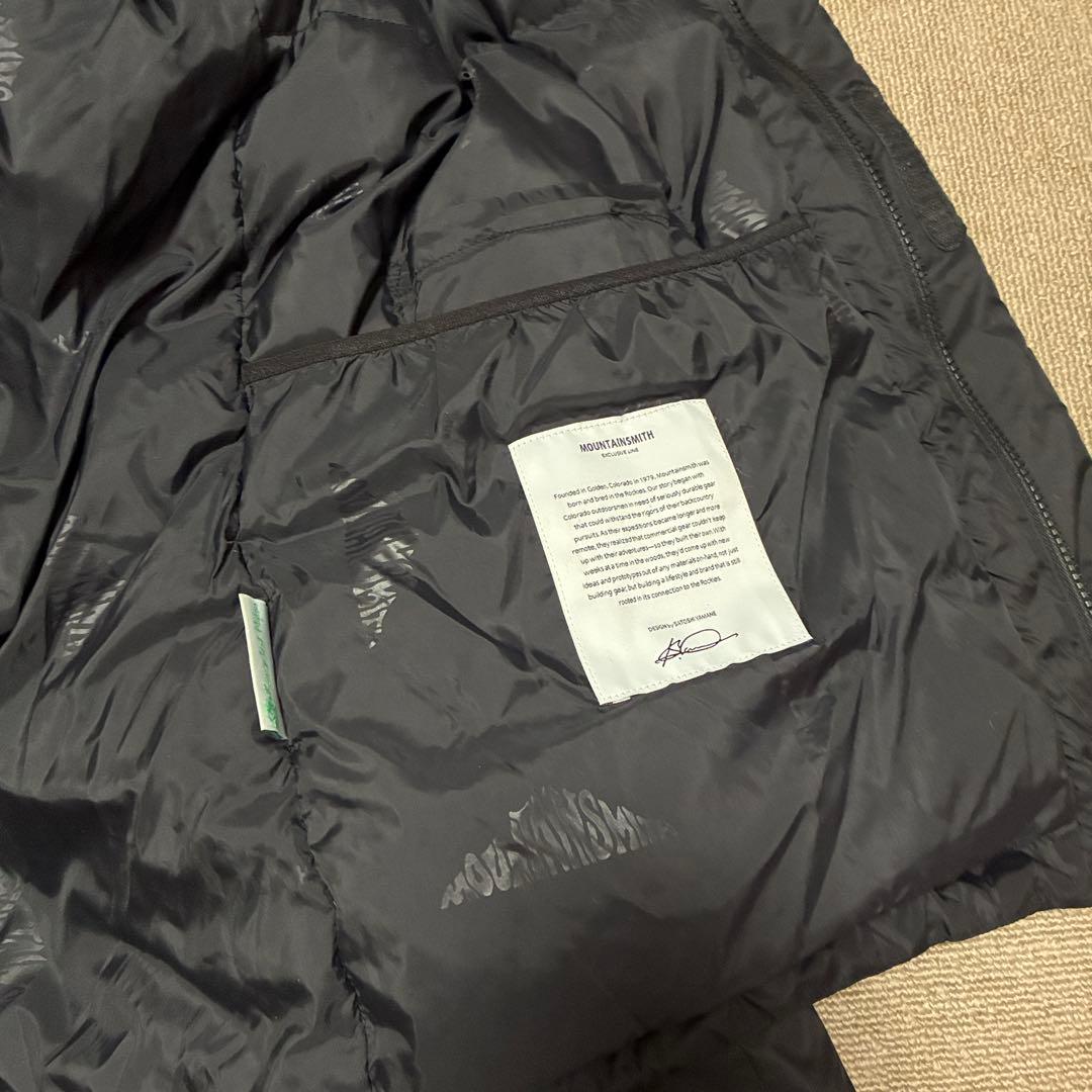 最終値下げ中 マウンテンスミス ダウンジャケット 黒 M ドローコード ダウン