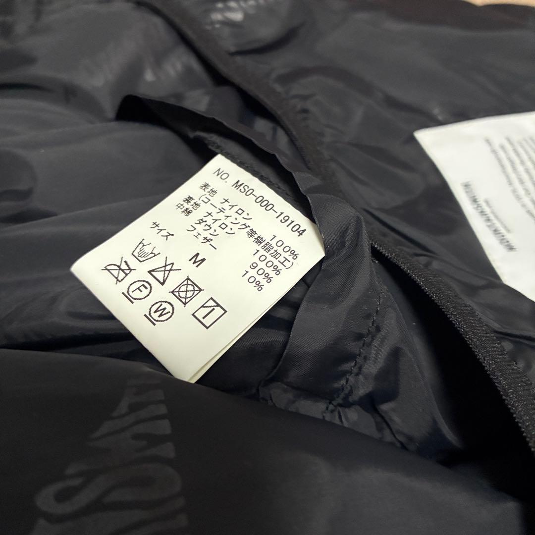最終値下げ中 マウンテンスミス ダウンジャケット 黒 M ドローコード ダウン