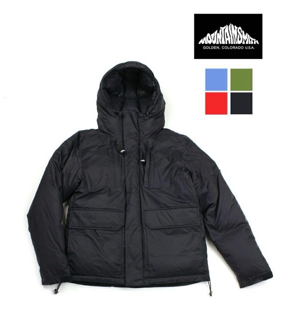 最終値下げ中 マウンテンスミス ダウンジャケット 黒 M ドローコード ダウン