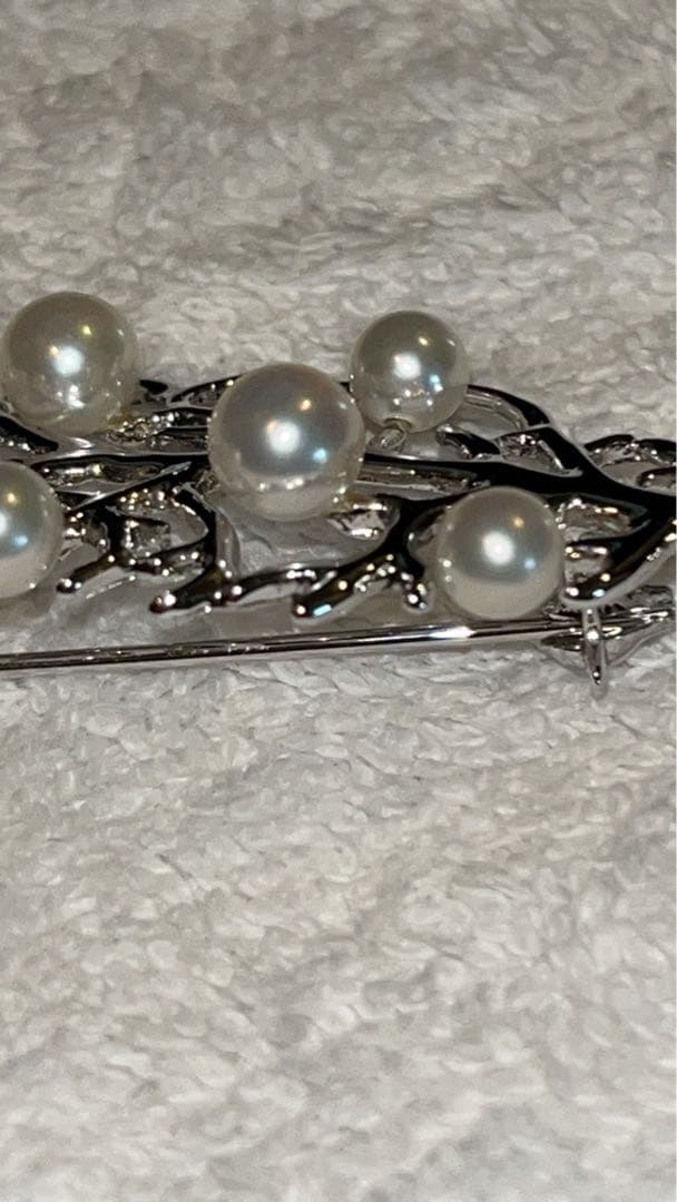 aliceです。 ミキモト パールブローチ