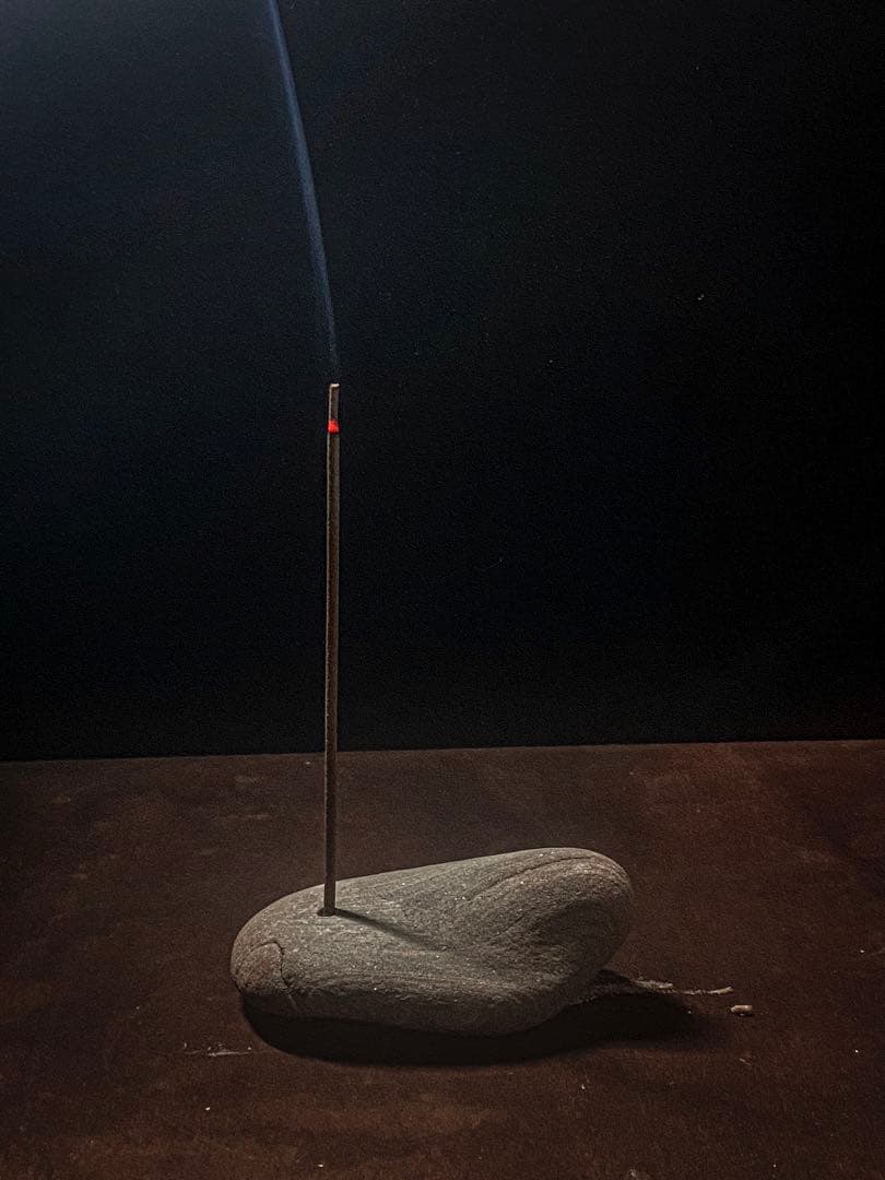 お香立て 天然石製 シンプルデザイン