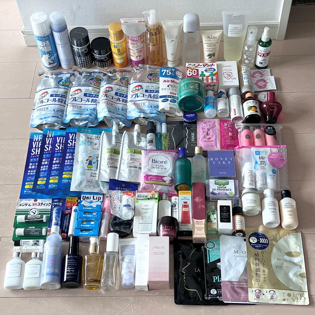 未使用！日用品ボディケアヘアケアスキンケア大量まとめ売り/化粧品コスメシャンプー