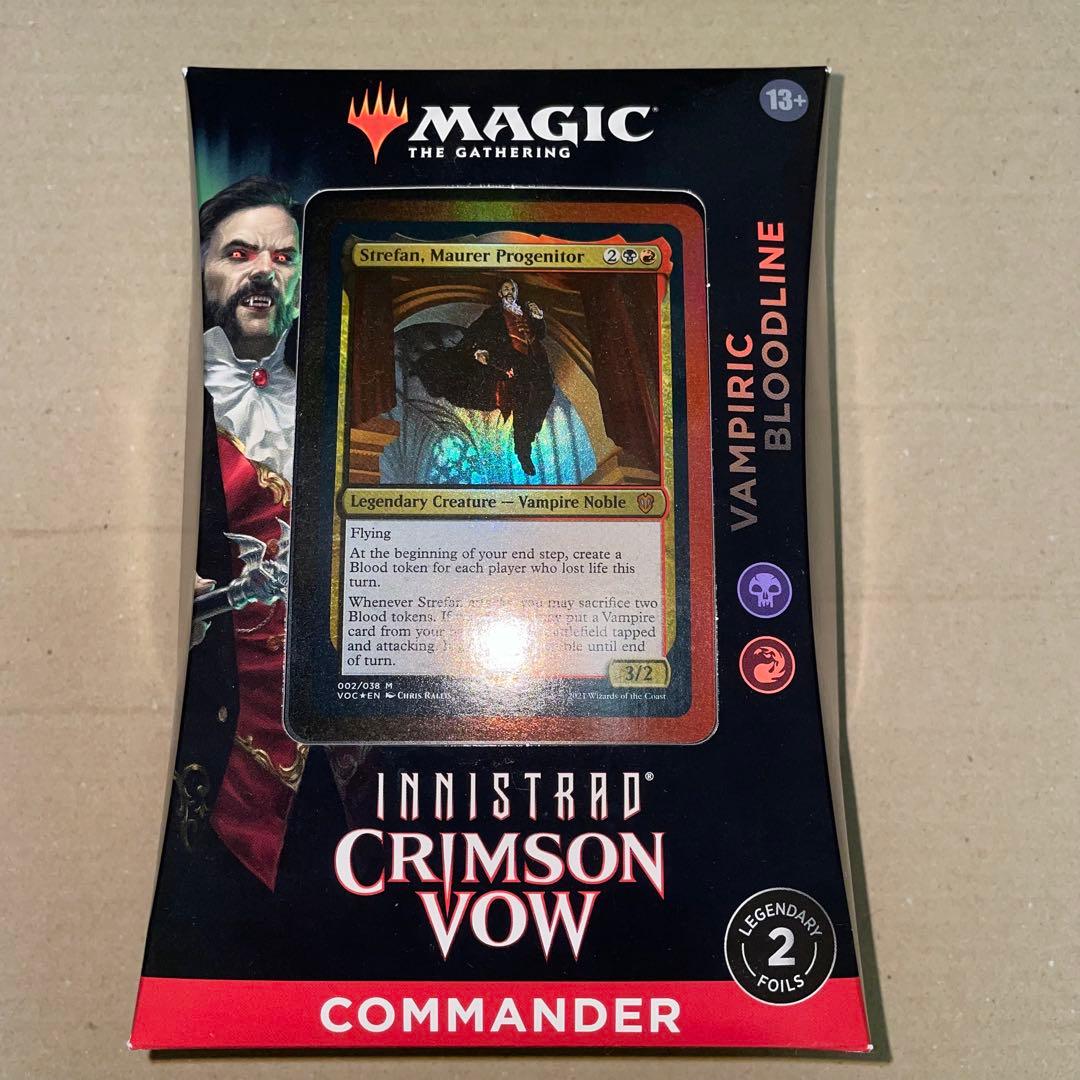 MTGイニストラード真紅の契り 統率者　　　　　吸血鬼の血統　英語版　未開封