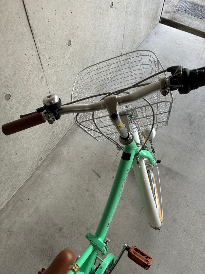 子供用自転車 女の子 メリッサ 24インチ シマノ6段変速 折りたたみ自転車