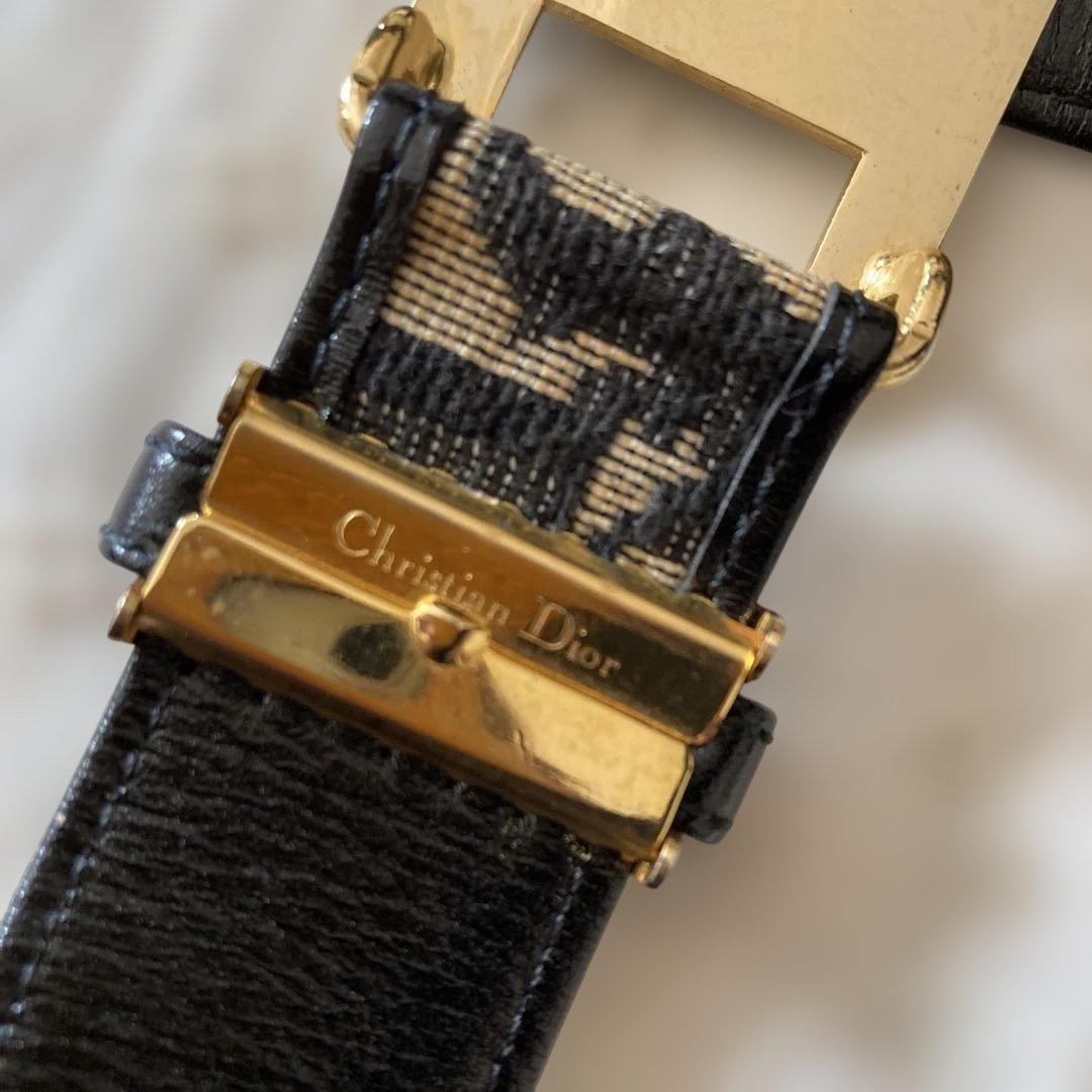 【美品】Christian Dior ベルトレディース トロッター柄