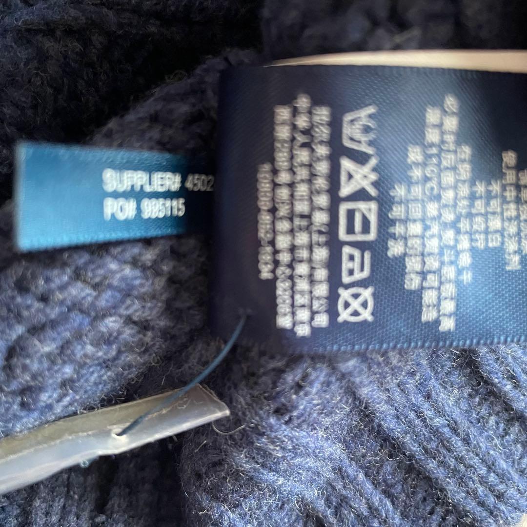 希少/超美品　ポロラルフローレン　M アンゴラ　ケーブルニット　ショール　ヘチマ