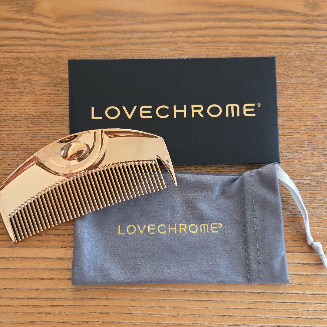 LOVECHROME ゴールドヘアコーム