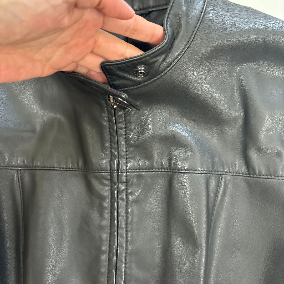 himiさま専用⭐︎アナイANAYI ラムレザーシングルライダースジャケット　36