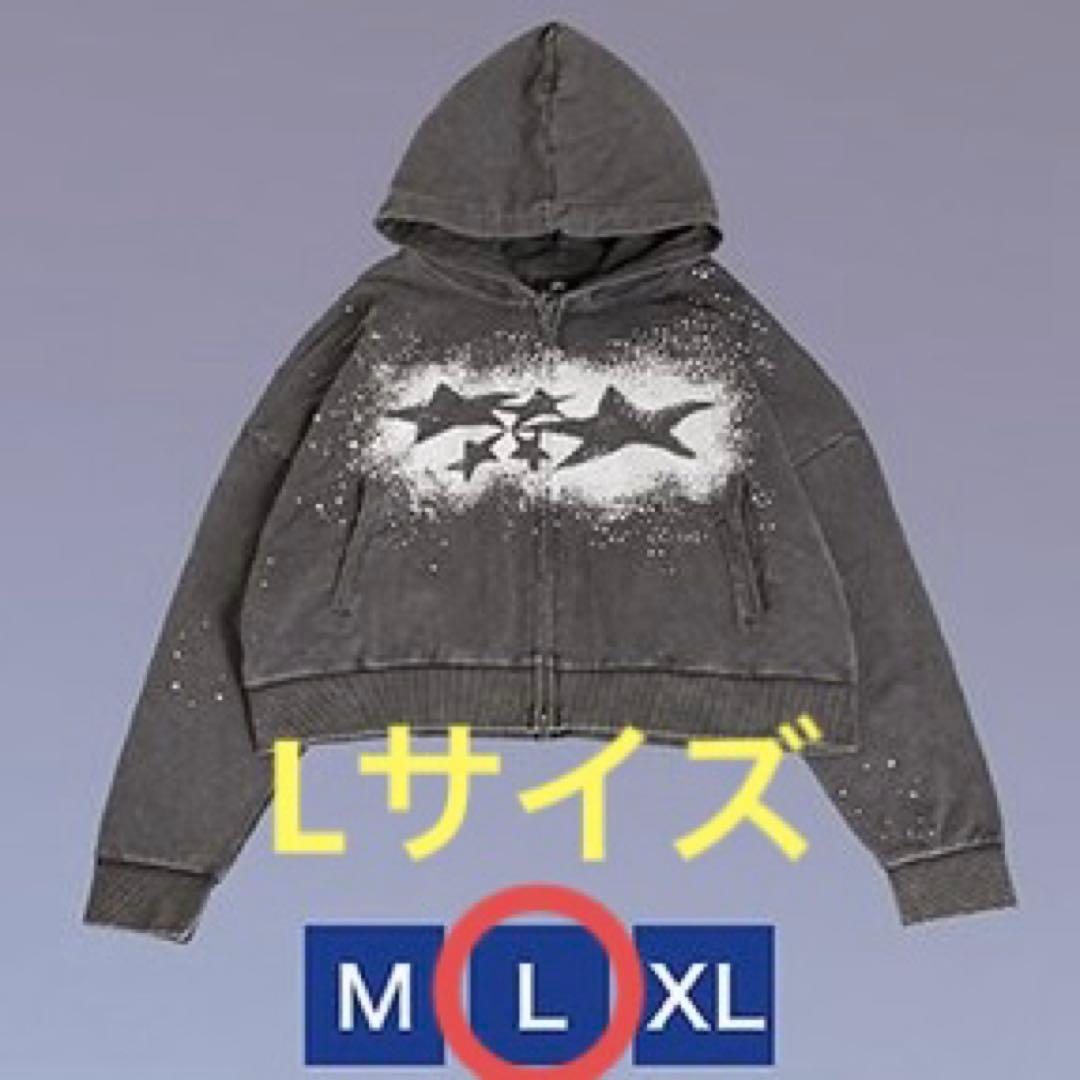 【試着のみ】STARGLOW Zip-Up Hoodie Lサイズ