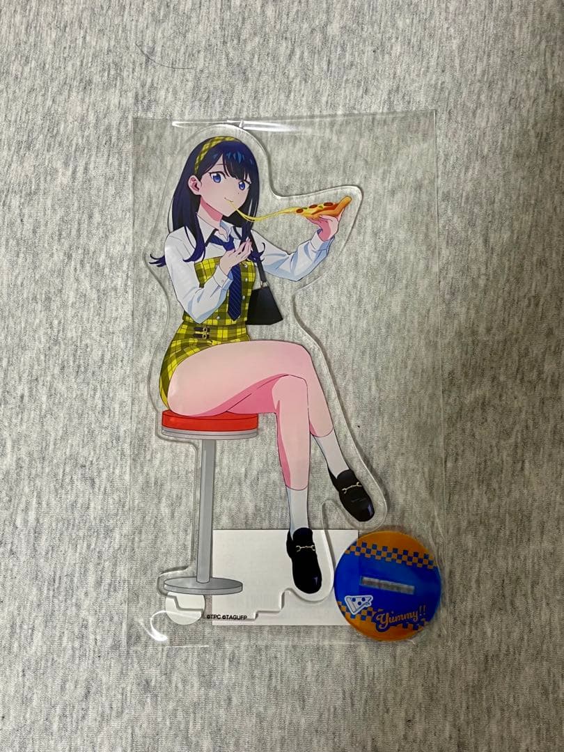 宝多六花　B-3でかアクリルスタンド　ガールズファッションver.　くじメイト