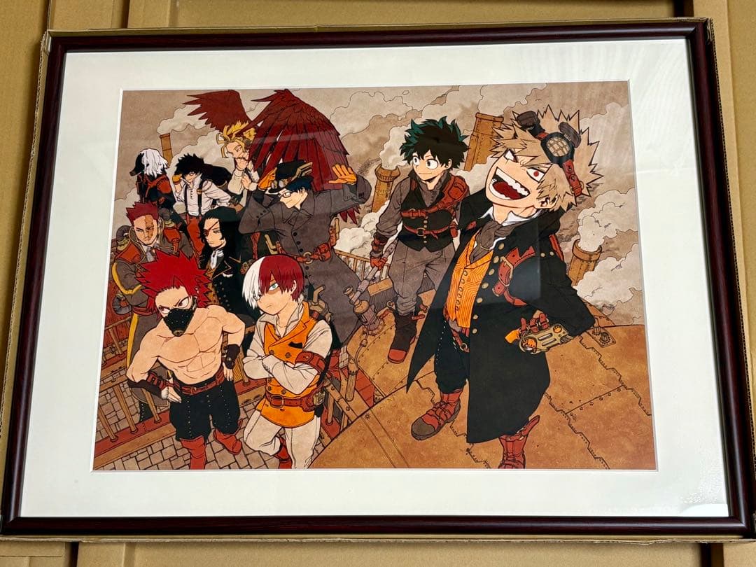 【ホタテ】ヒロアカ複製原画第5・6回人気投票結果発表記念巻頭カラーイラスト