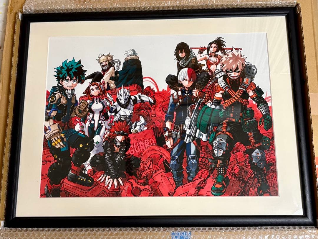 【ホタテ】ヒロアカ複製原画第5・6回人気投票結果発表記念巻頭カラーイラスト