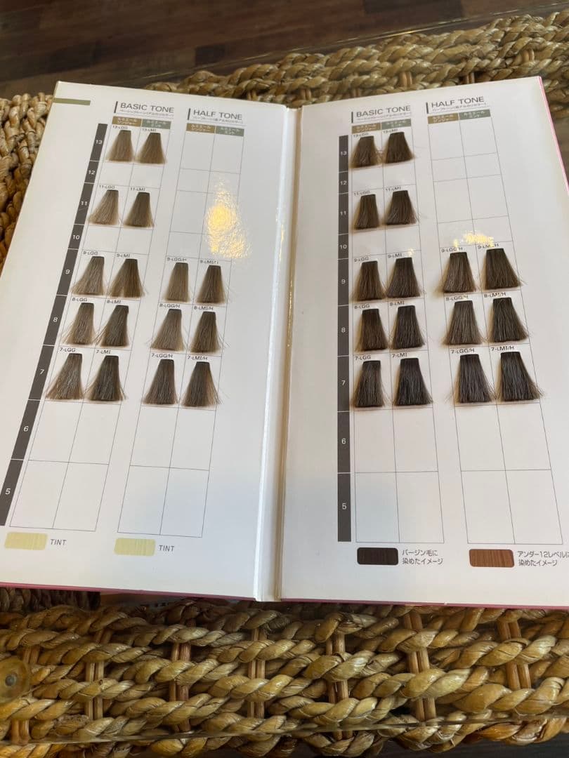 ORDEVE カラーリング剤 カラーチャート