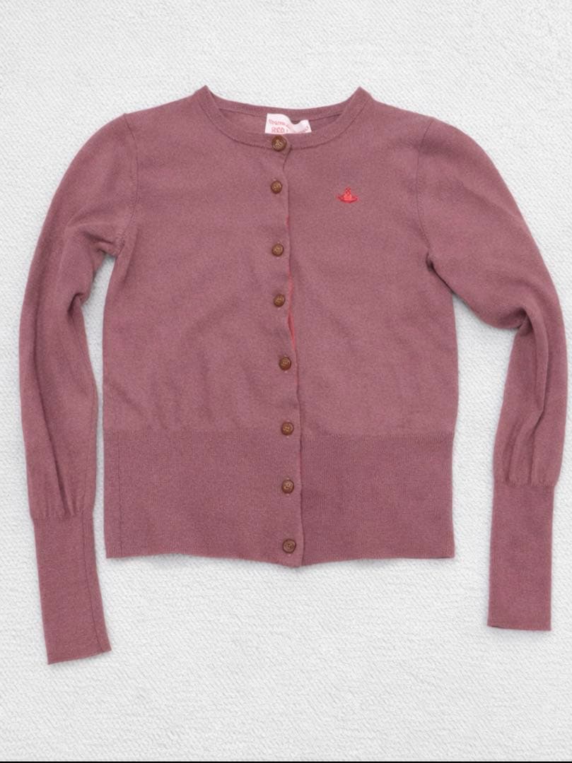 vivienne westwood カーディガン　オーブロゴ　　毛　100%