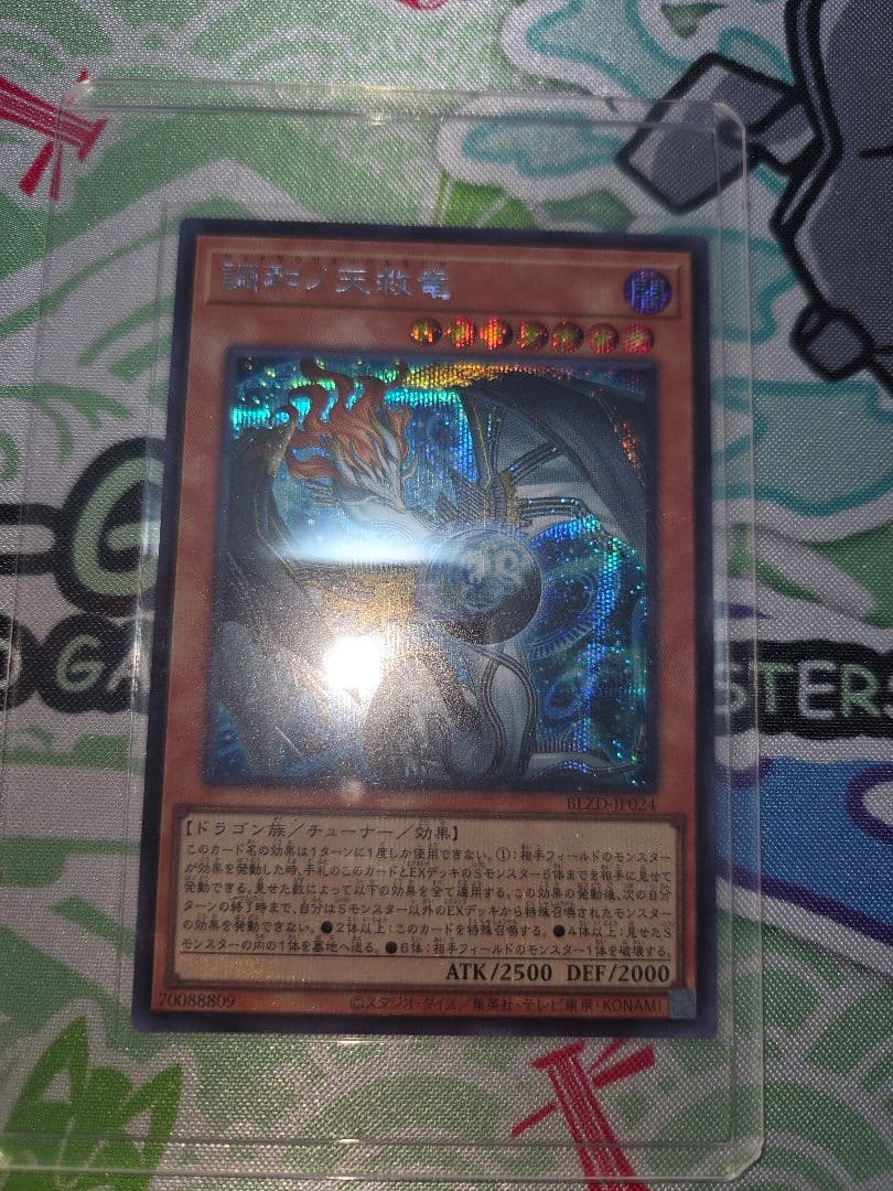 遊戯王 調和ノ天救竜(フィドラウリス=ハルモニア) シークレット 1枚