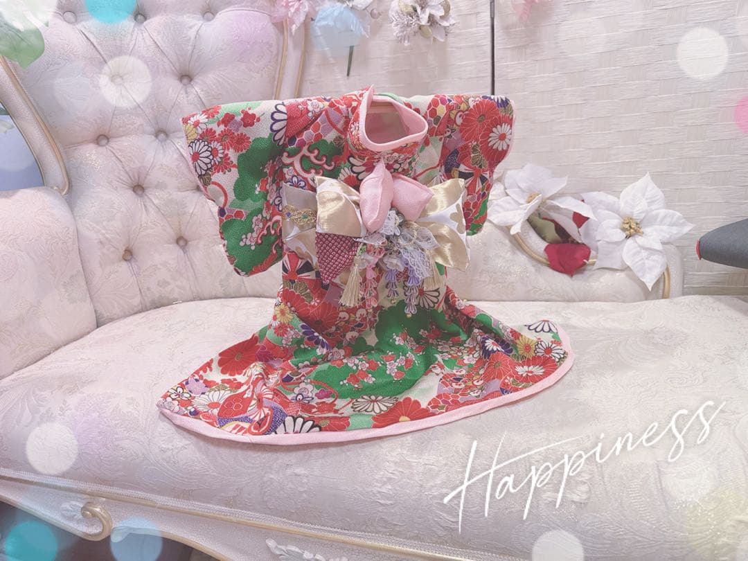 B463.pon2pan2☆犬オーダー3ウェイお着物☆犬お着物