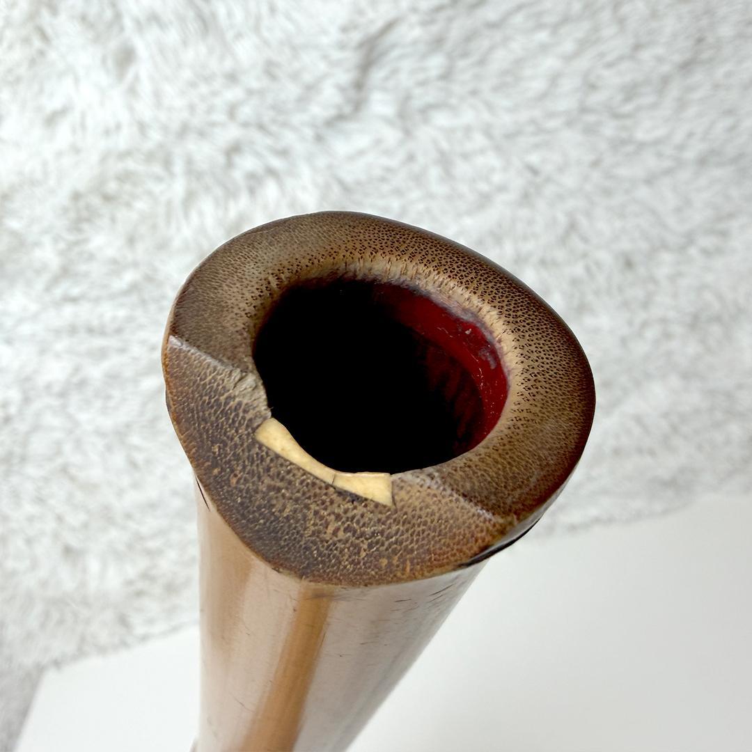 尺八 2尺1寸 65cm 和楽器 延べ管 都山流 ヴィンテージ 工芸品