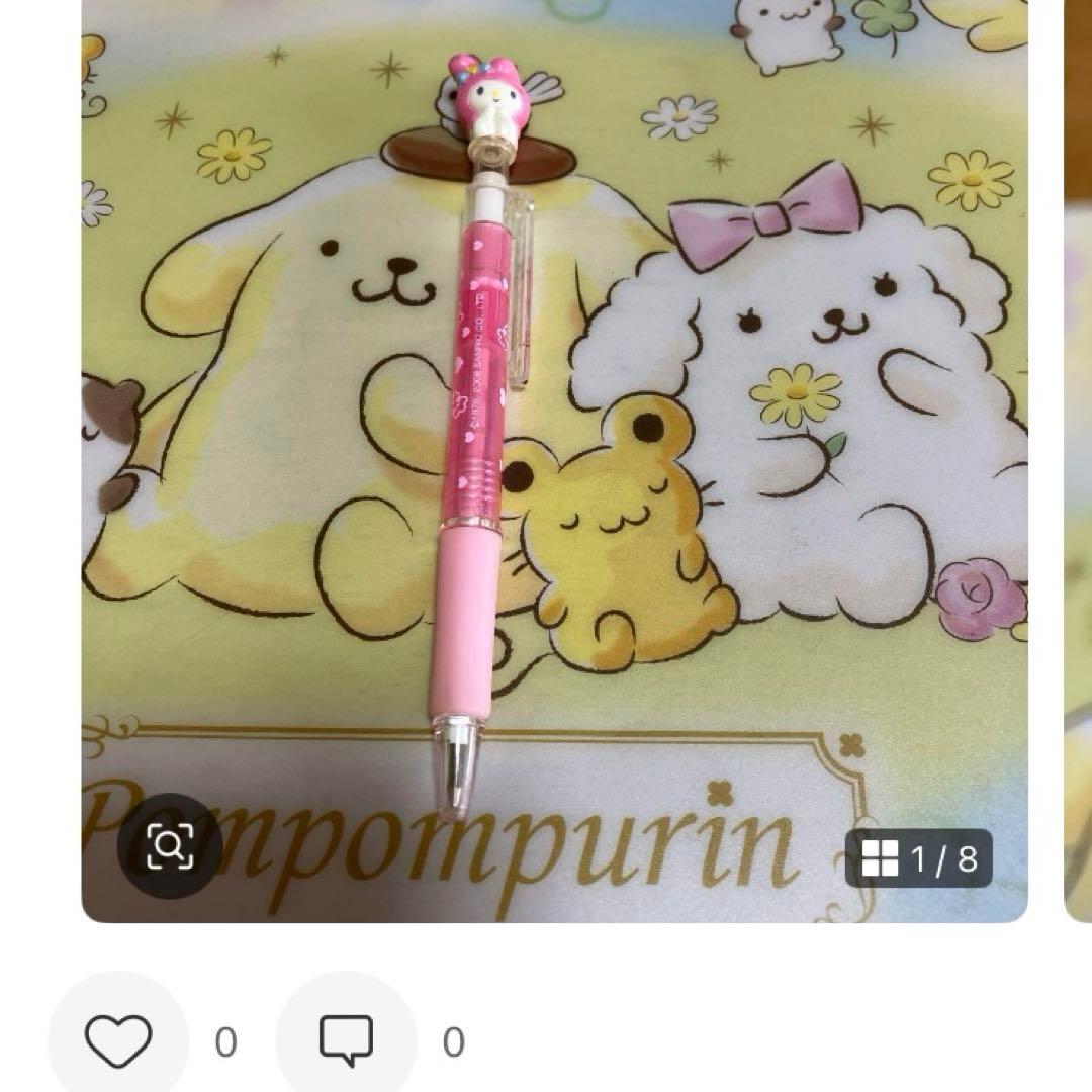 サンリオ　レア　マイメロディ マスコット付きボールペン〜BOX500