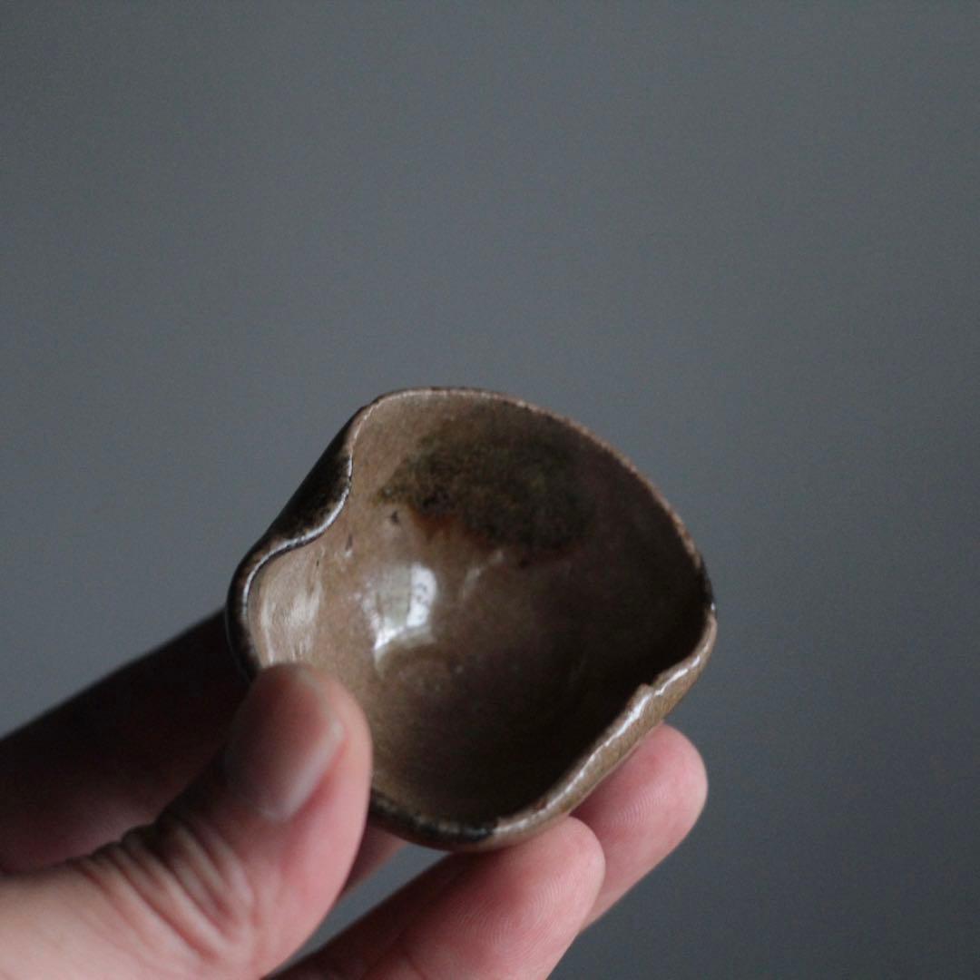 京唐津 ぐい呑み 盃 幕末〜明治 絵唐津 古美術 古道具 アンティーク