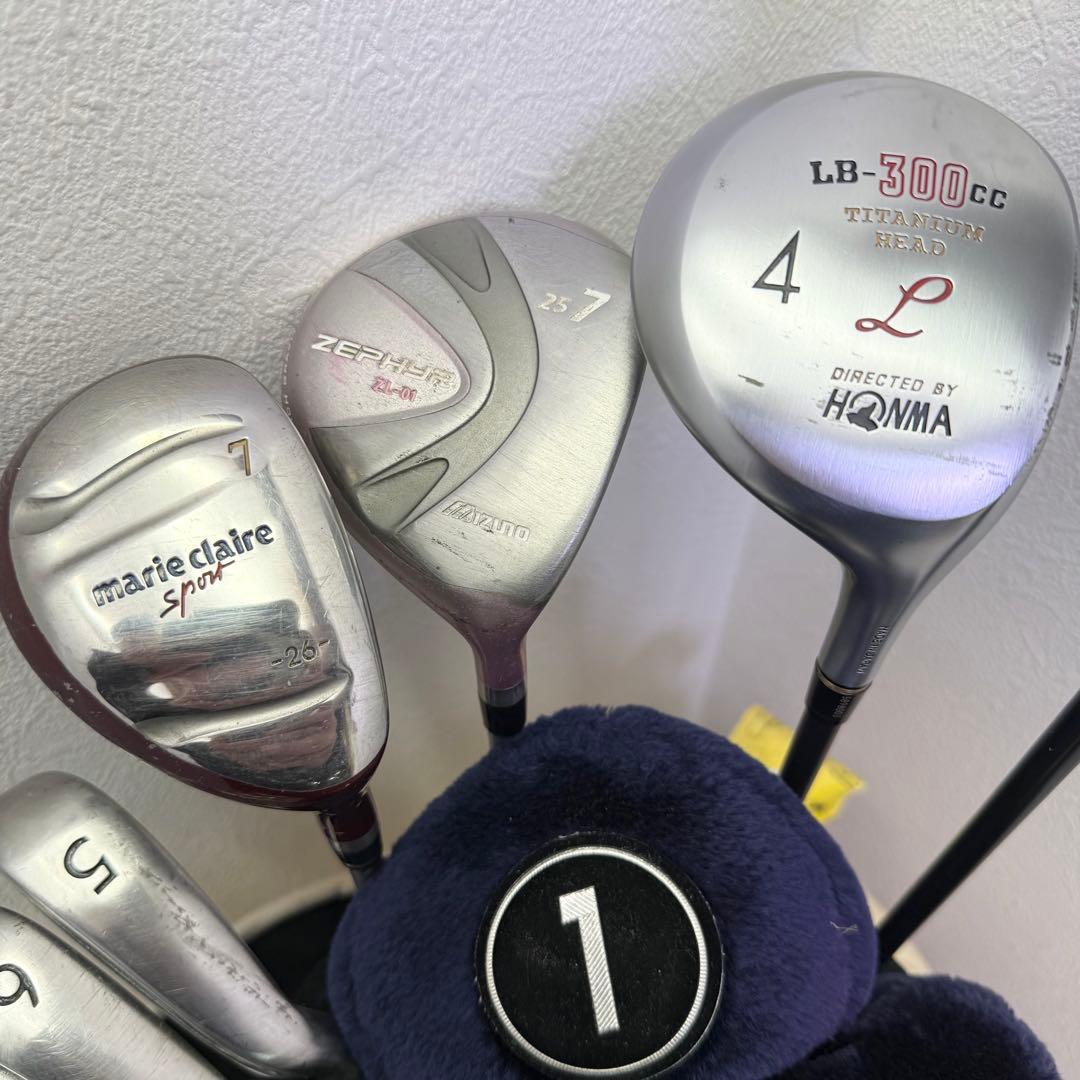 ⭐️初心者応援　レディース　ゴルフクラブフルセット flex-L