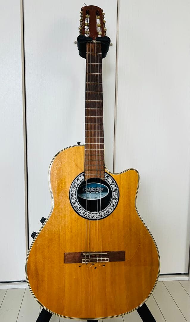 希少　ovation cc53エレガット　完動品　クラシックギター エレガット
