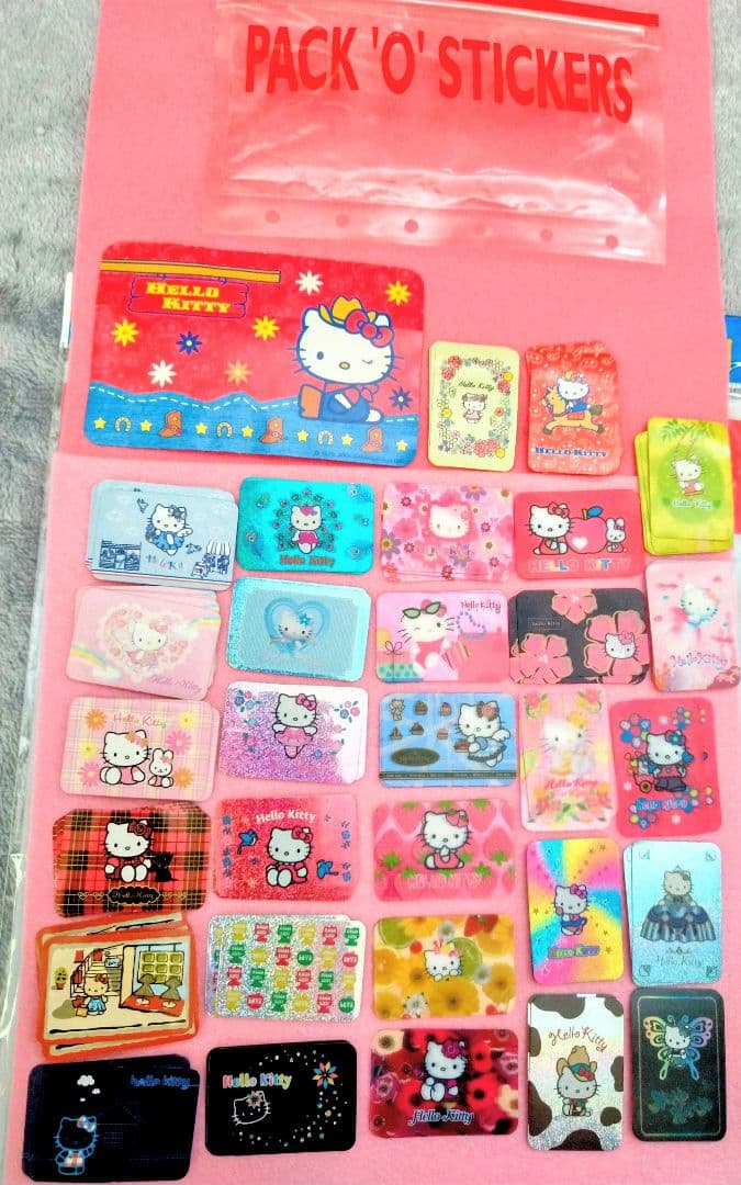 平成レトロ ハローキティ2000年代 フレークシール96枚