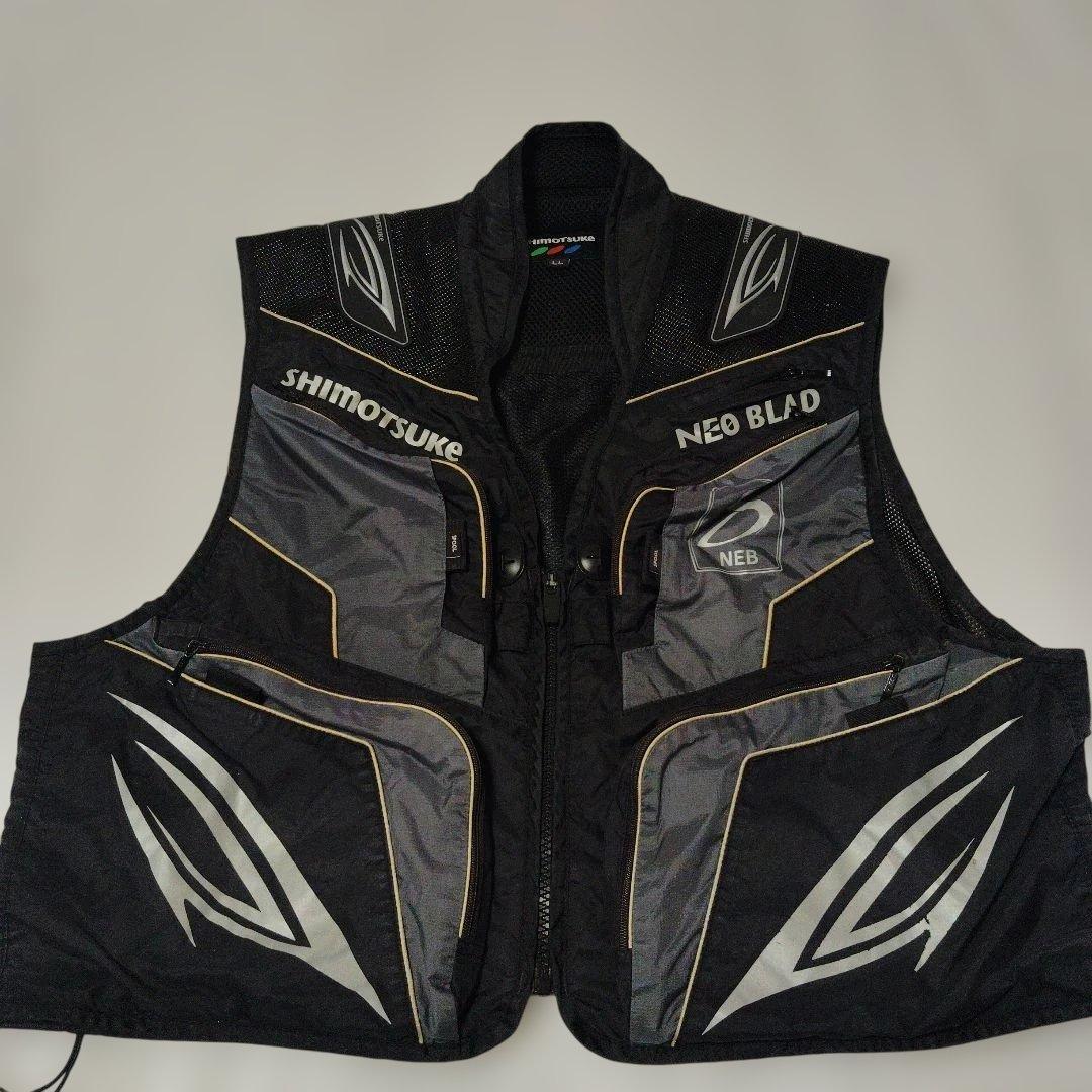 下野　シモツケ　SHIMOTSUKI NEO BLAD 鮎ベスト LL ブラック