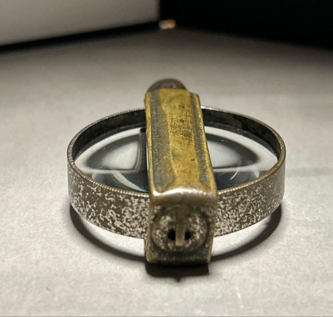 アンティーク コンパクト虫眼鏡