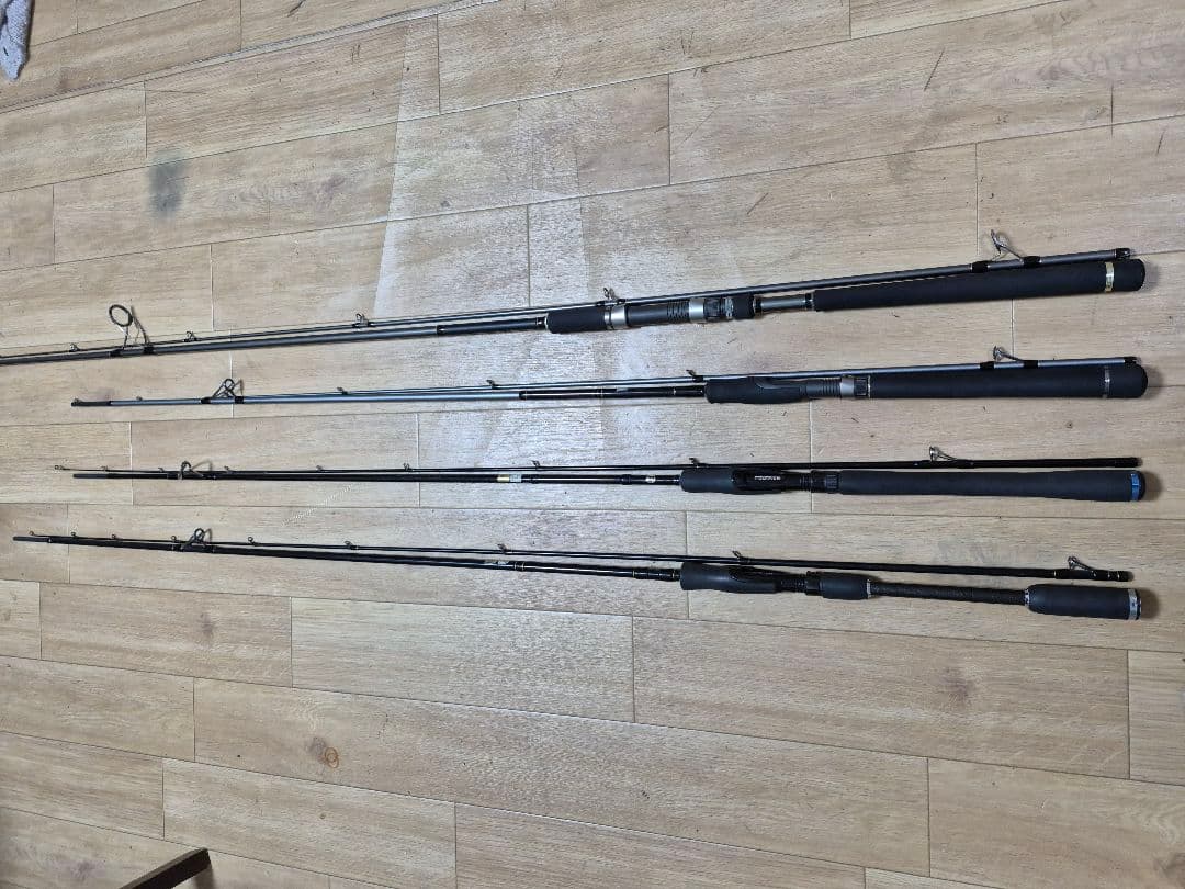 直接引取り可 エギング シーバスロッド4本セット エバーグリーン ブリーデン