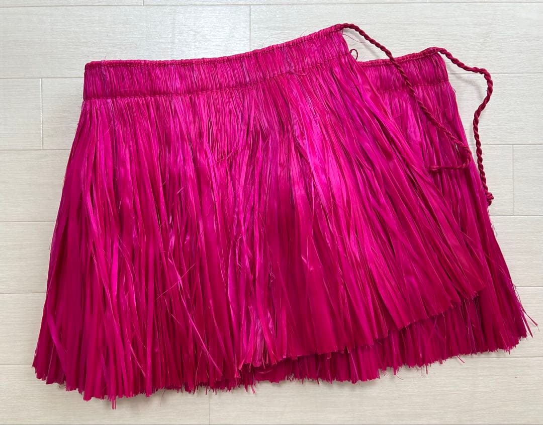 タヒチアンダンス　モレ　ショート　ピンク