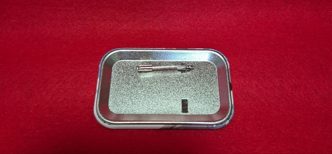 NARUTO 日向ネジ 雪月風花 缶バッジ スクエア ナルト